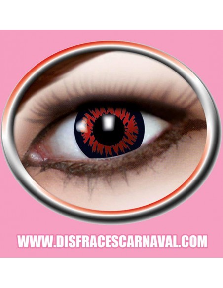 PAR LENTILLAS LOBO ROJO 3 meses