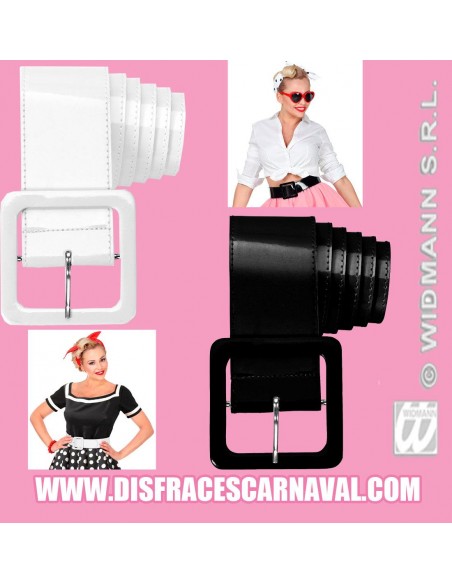 CINTURON ANCHO 50´S-70´S CHAROL BL/NG