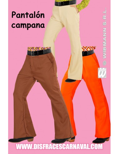 Pantalón campana hombre colores