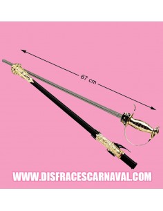 FLORETE ESPADACHIN CON FUNDA 67cm