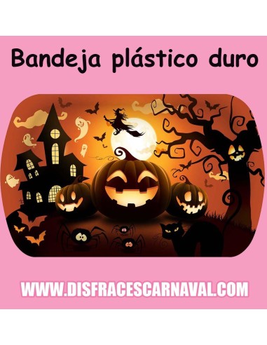 BANDEJA CALABAZAS PLÁSTICO DURO 32cm
