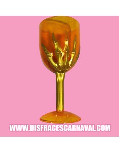 COPA 18cm NARANJA MANO ORO 2