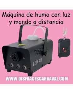 MAQUINA DE HUMO ELECTRICA CON LUZ Y MANDO A DISTANCIA