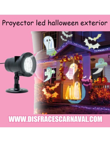 PROYECTOR LED FIGURAS HALLOWEEN EXTERIOR