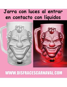 JARRA PAYASO CON LUZ