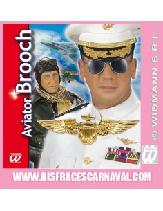 BROCHE AVIADOR AGUILA DORADA