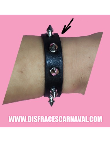 PULSERA PUNK 1,5cm ancho