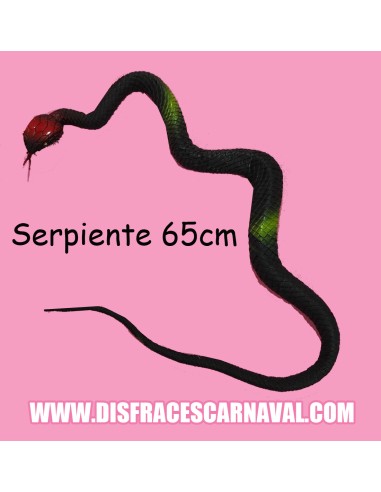 SERPIENTE DE GOMA 65cm