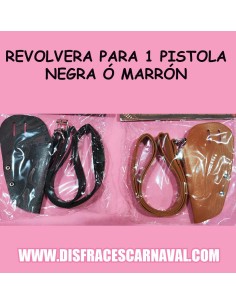 REVOLVERA CON CINTO PARA 1 PISTOLA (NO INCLUIDA)