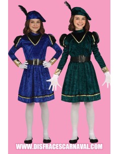 PAJE REAL VESTIDO Y GORRA INFANTIL 2