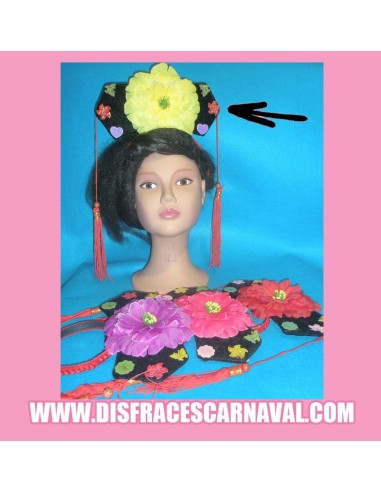 DIADEMA CHINA JAPONESA FLOR