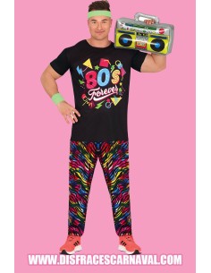 CHICO Años80s CAMISETA Y PANATALON RAINBOW LOVER