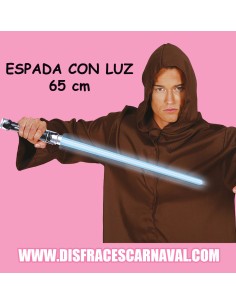 ESPADA LASER C/LUZ "AZUL" 65cm