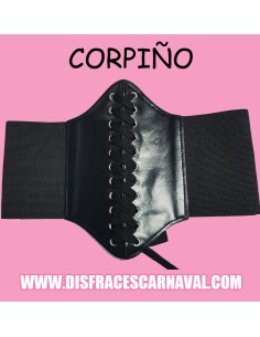 CORSET 23cm NEGRO ELASTICO EN ESPALDA 2
