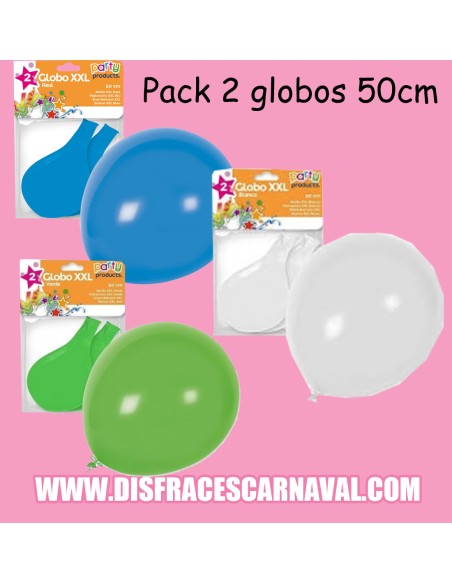 2 globos gigantes 50cm