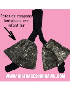 PATAS DE CAMPANA DISCO LENTEJUELAS INF 2