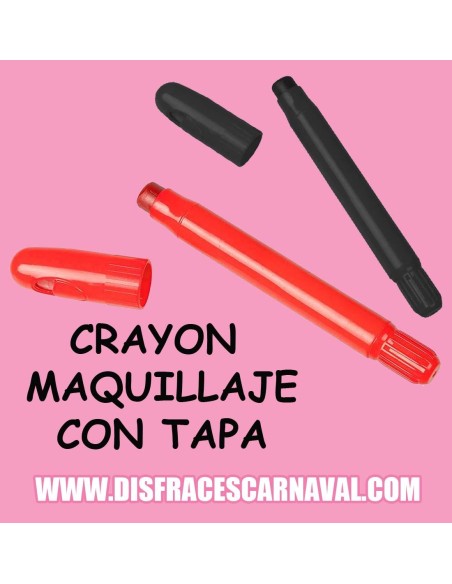 CRAYON CON ROSCA Y TAPA MAQUILLAJE