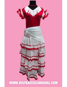 SEVILLANA ECO CUERPO RJO + 4 VOL BL-LUNAR ROJO