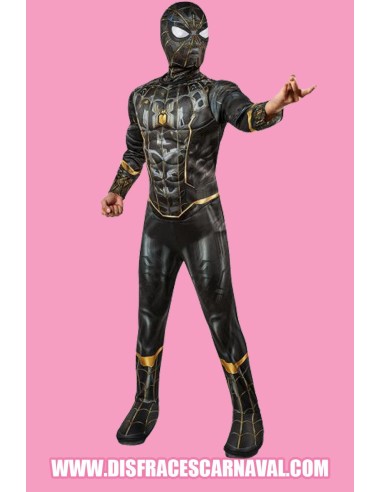 SPIDERMAN BLACK 3 NG-ORO MUSCULOSO