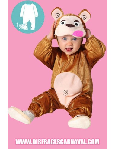 BEBE MONITO TERCIOPELO