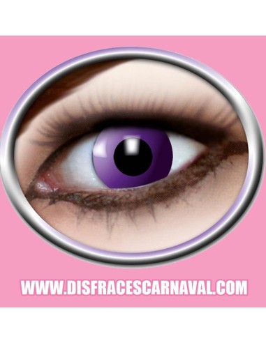 PAR LENTILLAS MORADAS PURPLE GOTIC 3meses 14,5mm