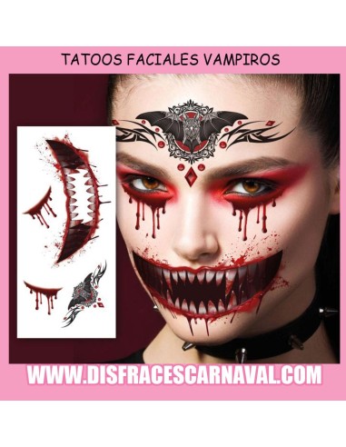 TATUAJES FACIALES VAMPIRO