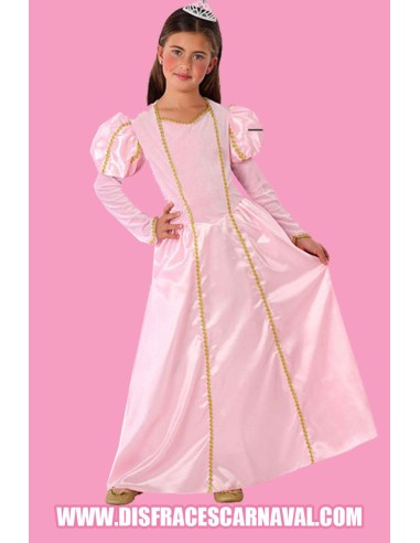 PRINCESA ROSA DE CUENTO INFANTIL 7-9 años