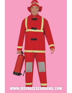 BOMBERO ROJO ESTRECH ADULTO