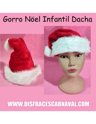 GORRO PAPA NOEL INF DACHA PELO LARGO