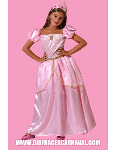 PRINCESA ROSA CLARO NIÑA