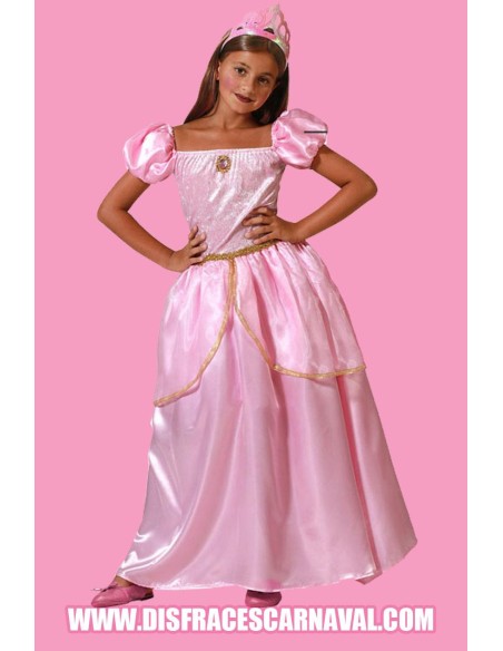 PRINCESA ROSA CLARO NIÑA