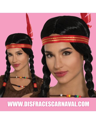 INDIA CON 2 TRENZAS ANCHAS, MIERCOLES,...
