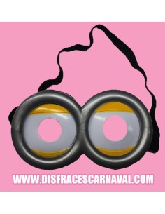 GAFAS MINNION PLASTICO CON GOMA