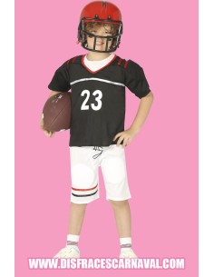 Jugador de futbol americano infantil