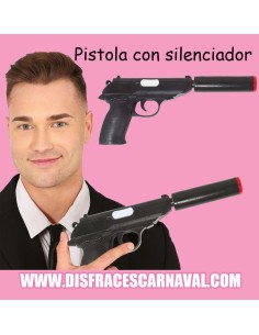 PISTOLA CON SILENCIADOR