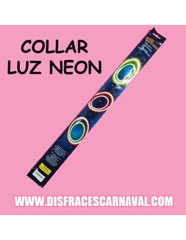 COLLAR CON LUZ NEON AL CHASCARLE 5x580mm