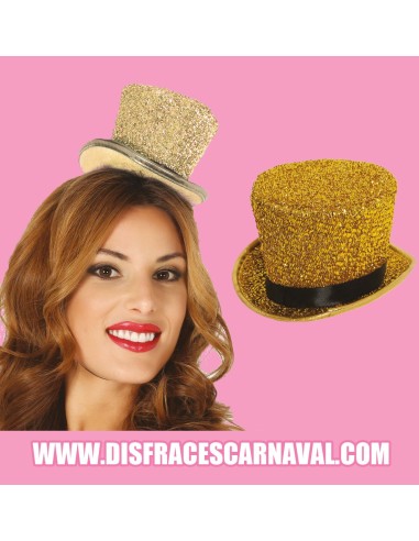 MINI CHISTERA BRILLO ORO