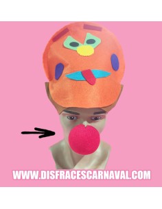 NARIZ PAYASO ESPUMA EXTRAGRANDE 7cm