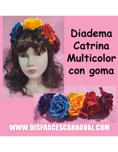 CINTA ELÁSTICA CON FLORES MULTICOLOR KATRINA