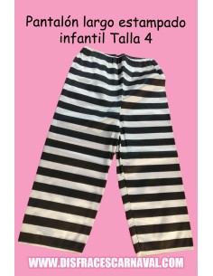 PANTALON SATEN LARGO Rayas INFANTIL 2