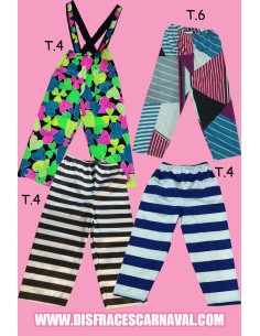 PANTALON SATEN LARGO Rayas INFANTIL