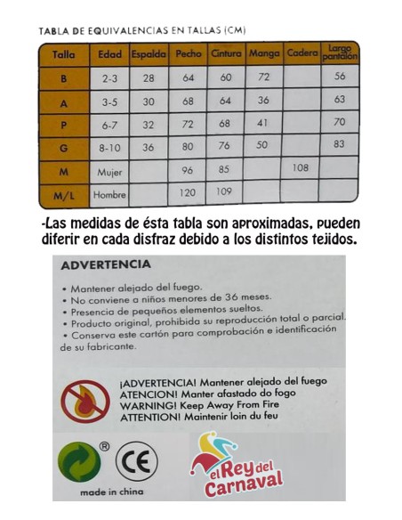 CAMPESINA CORPIÑO GRANATE Infantil