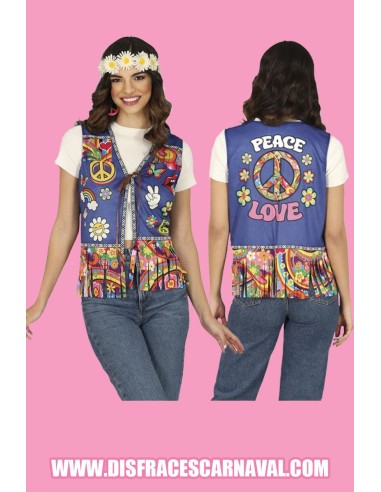 CHALECO HIPPIE ESTAMPADO