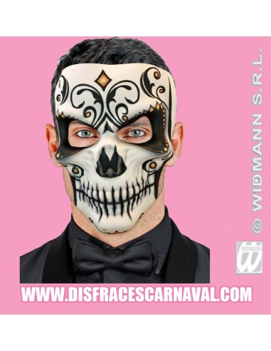 MASCARA CALAVERA EL DIA DE LOS MUERTOS