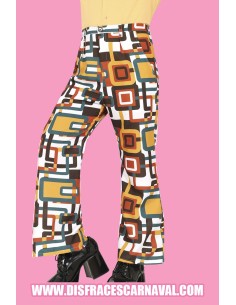 PANTALON CAMPANA ESTAMPADO TUBES