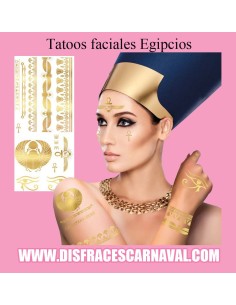 TATUAJES CORPORALES MOTIVOS EGIPCIOS DORADOS