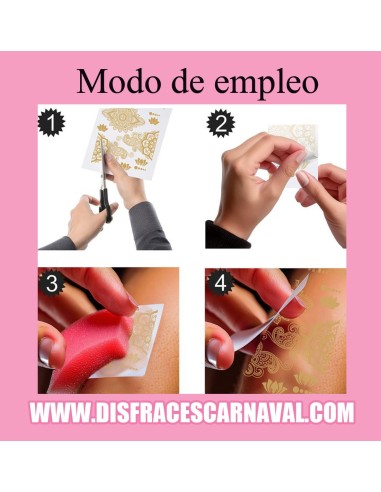 TATUAJES CORPORALES ORIENTALES  DORADOS