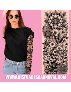 MANGAS DE  BRAZO COMPLETO (2uds) FLORES
