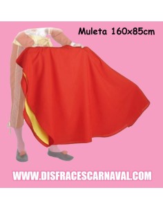 MULETA ROJA DE TORERO AD 160x85cm