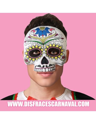 ANTIFAZ CALAVERA MEJICANA HOMBRE